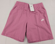 Nike Kid's Sportswear Club Shorts Size XL Pink/White FD3015-646 Youth New