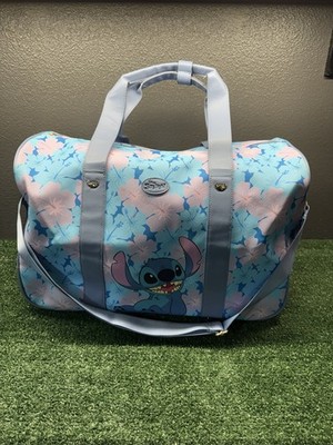 Disney Bioworld Lilo & Stitch - Stitch 17'' Rolling Duffle Bag Collapsible Handle