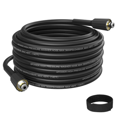 #ad 50 FT x 1 4 Inch Pressure Washer Extension Hose 3600 PSI M22 14mm Adapter $41.03
