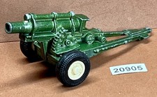 Tootsietoy Howitzer Military Army Canon 2 U.S.A. on Trailer 3.5   LOT F 