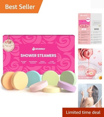 Shower Steamers Aromatherapy, 8 Pack Shower Bombs for Relaxation and Stress...