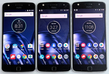 LOT OF 3 x UNLOCKED VERIZON Motorola Moto Z Play Droid XT1635 Smart Phones -READ