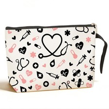 Nurse Gifts Makeup Bag Accessories for Work Essentials Multicolor0989