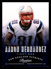 2013 Panini Prestige #118 Aaron Hernandez New England Patriots