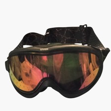 Uvex Goggles Ski Snowboard Black Red Adjustab...