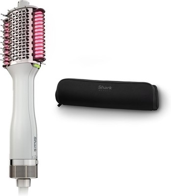Shark SmoothStyle HT222 OPEN BOX  Heated Comb & Blow Dryer Brush + Bag,