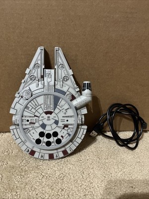Star Wars Millennium Falcon Wireless Light Up Phone Charger Pad Works!