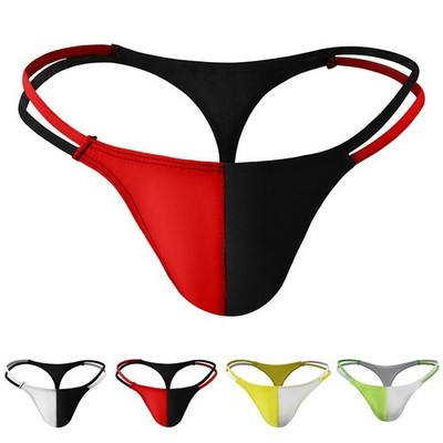 Klassische Pouch G String T Rücken Herren Unterwäsche niedrige Leibhöhe Briefs