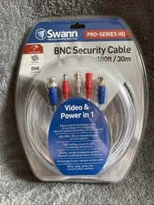 Swann Pro-Series HD BNC Security Cable Power DVR Security Camera 100ft/30m