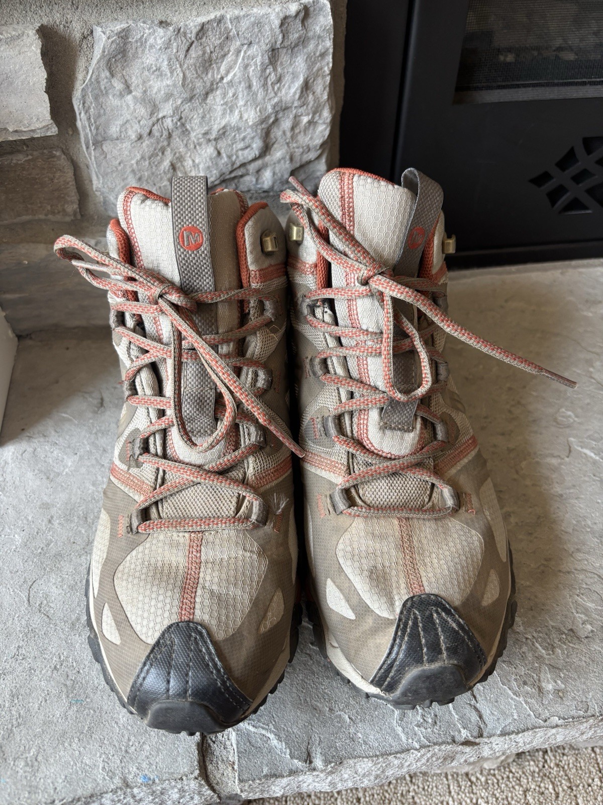 Merrell Boot Donna 9.5 Arco Erbo Sport Medio Impermeabile Brindle Scarpa da Escursionismo Campeggio