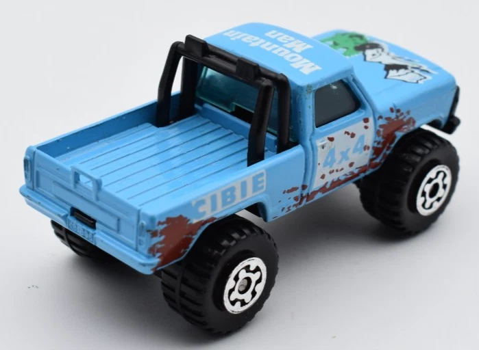 Matchbox Superfast MB57 4x4 Mini Pickup Truck blu Mountain Man. Macao - Immagine 2 di 4