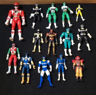 Lot Power Rangers vintage Bandai années 90 - Photo 1/4