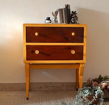 Cassettiera in Legno Mobile Tv Ingresso Vintage anni 60 70 Modernariato Design