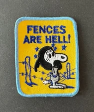 1970s Vintage Peanuts SNOOPY sew-on patch - MINT UNUSED