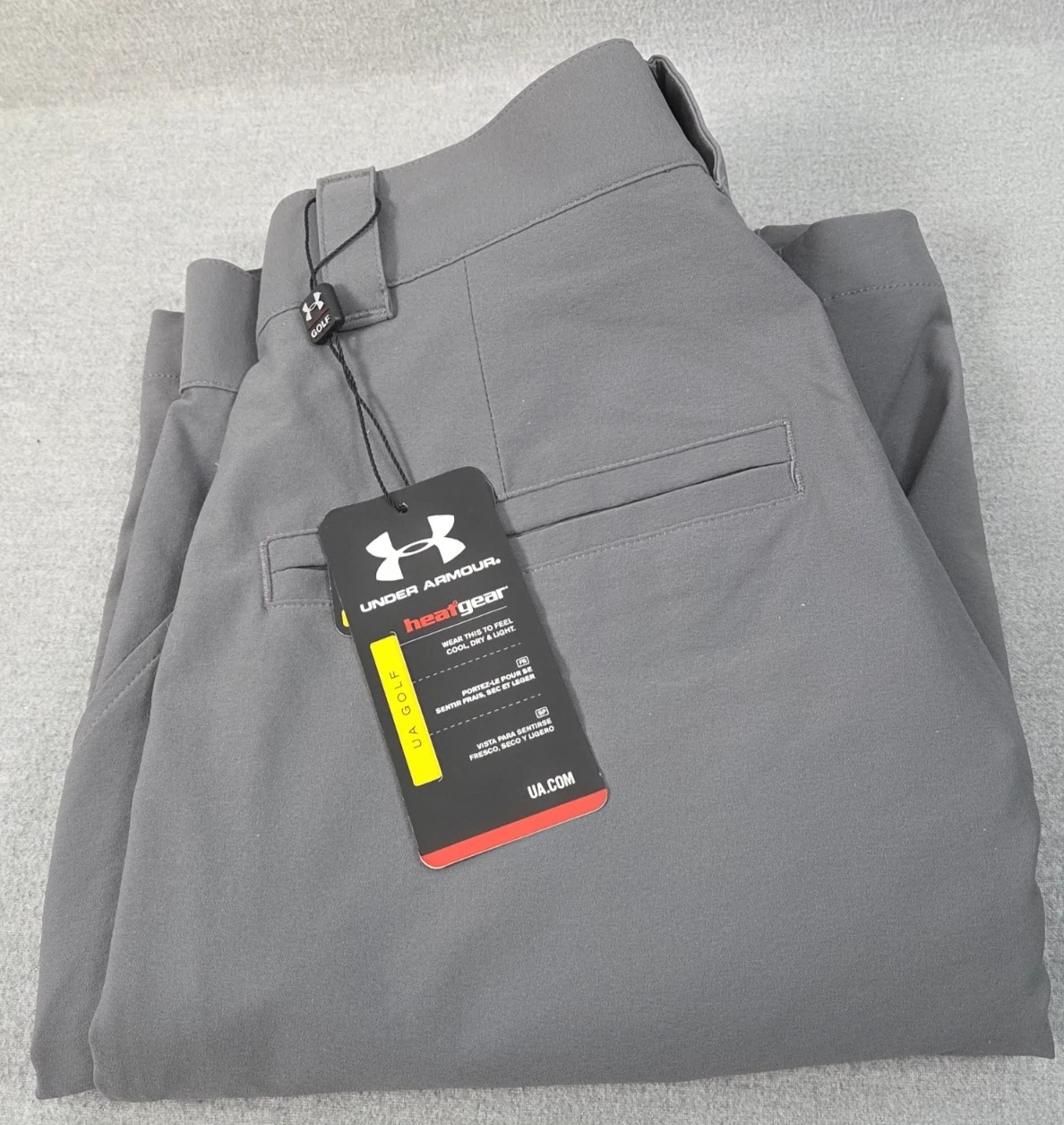 Under Armour Heat Gear Golf Shorts Mens 28 Loose Fit Vintage 2006 Flat Front NEW