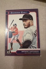 2021 Panini Donruss Optic - Diamond Kings Anthony Santander #4 Black Prizm /25