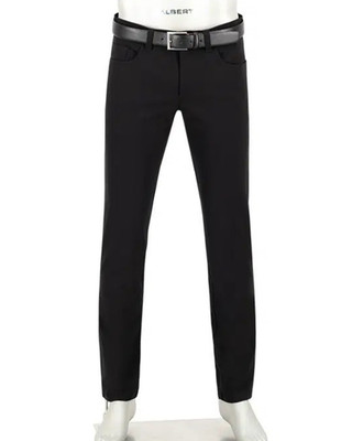 ALBERTO PIPE 8577 Regular Fit Trousers Microfibre Stretch Denim W33 L32 RRP 129,-