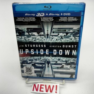 UPSIDE DOWN Blu-ray 2012 Jim Sturgess Kirsten Dunst 3D + Blu-ray + DVD