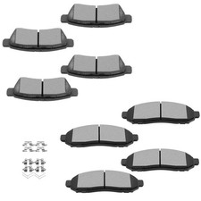 Set pastiglie freno anteriori posteriori silenziose D1100 in ceramica ricambio per Nissan Frontier