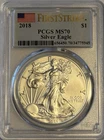 2018 American Silver Eagle PCGS MS70 First Strike