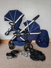 Icandy Peach 5 Double or Single Tandem Pram Pushchair