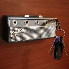 Fender Wall Mount Key Holder /Organizer With Keychains Included