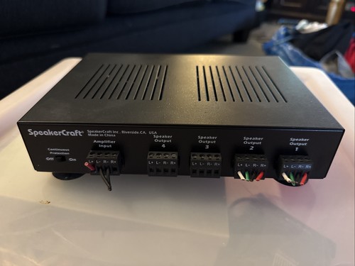 Speakercraft S4dc Four-Zone Speaker Selector - Picture 2 of 4
