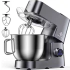 7.4 Quart Stand Mixer, 800W 12-Speed Tilt-Head Food Mixer in Black, Electric Mix
