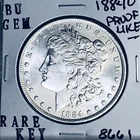 1884 O BU GEM MORGAN SILVER DOLLAR UNC MS+++ U.S. MINT RARE COIN 8661