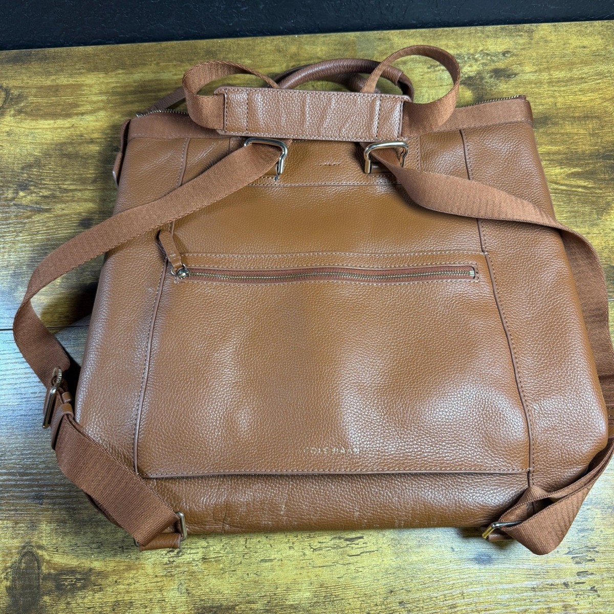 Cole Haan Grand Series British Tan Pebble Leather  display picture 1