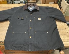 Vintage Carhartt C01 blanket lined chore coat - C01, size 48, Union made in USA