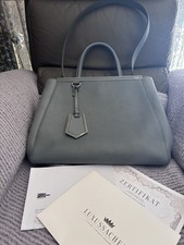 Borsa Fendi 2Jours blu