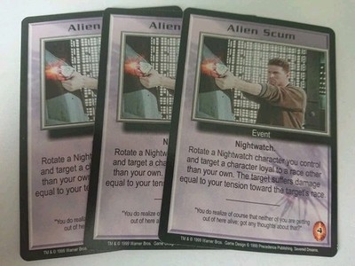 Babylon 5 CCG - Severed Dreams - 3x Alien Scum