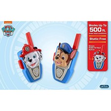 PAW Patrol Walkie Talkies Set of 2 Kids Chase  Marshall Push to Talk Button 3 