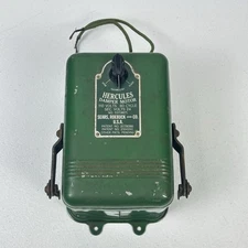 Vintage Hercules Damper Control 110 Volts 60 Cycle Green Sears Roebuck Untested