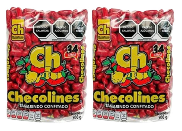 Pack 2, Checolines Tamarindo Confitado – 500 Gramos Cada Uno