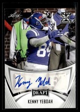 2021 Leaf Draft Autographs Kenny Yeboah Temple Owls #BA-KY1