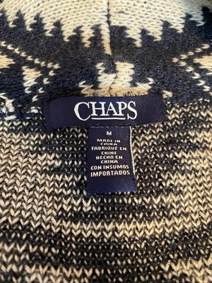 Chaps Women's  Southwestern Print Sweater Med.