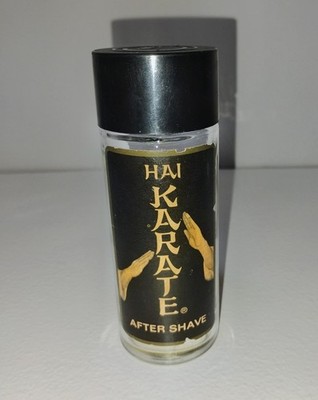 Empty Vintage Hai Karate After Shave Bottle Leeming Pfizer 1960's Empty!