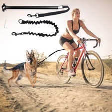 Bicycle Walking Dog Leash, Dog Leash, Removable Elastic Dog Bicycle Leash, Metal