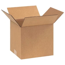 GRAINGER APPROVED 22XK23 PK 25 Shipping Box,9x8x8 in 22XK23