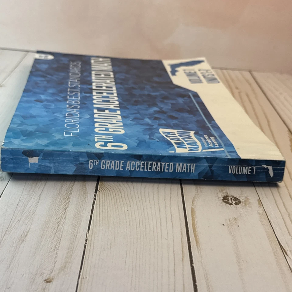 Florida’s BEST Standards 6th Grade Math Volume 1 Units 1-7 Used Some Pages Write - Image 4 of 4