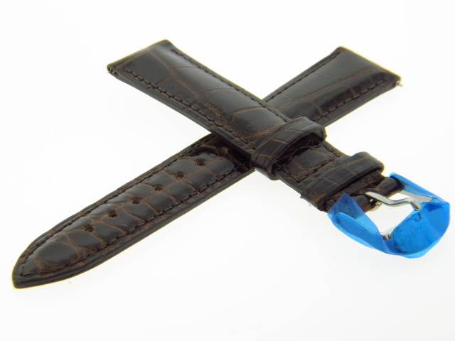 BRAND NEW Genuine Michele 18mm Dark Brown Alligator Watch  display picture 1