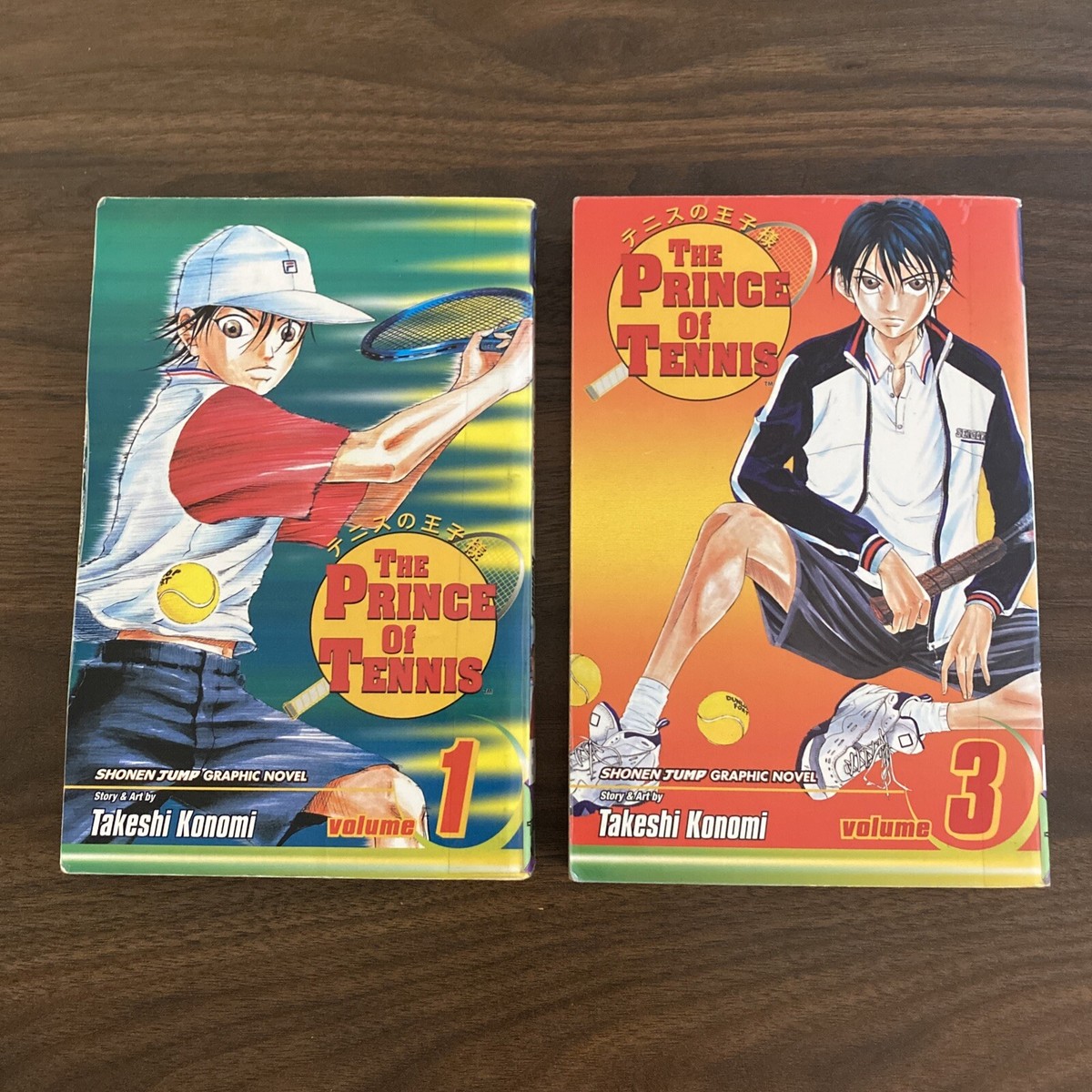 少年漫画 Rare 1st EditionThe Prince of Tennis Vo The Prince of Tennis, Volume 1 & 3. Takeshi Konomi Manga