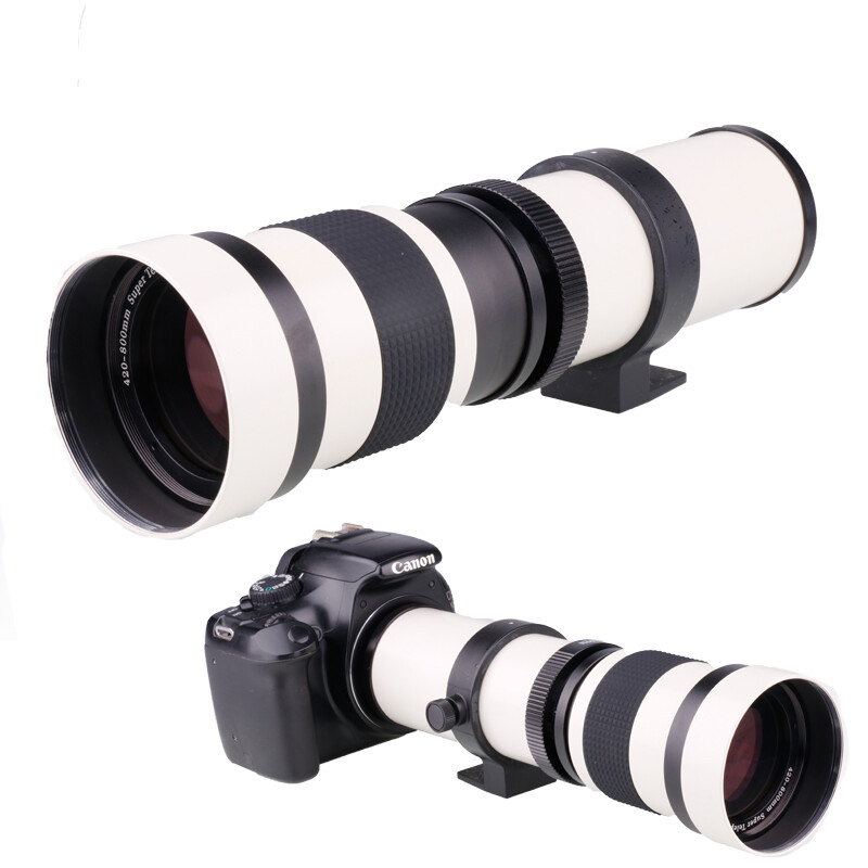 420-800mm Manual Telephoto Zoom Lens for Canon EOS DSLR Camera 5D3  70D