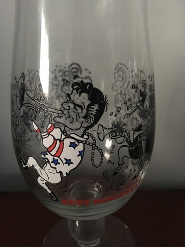 Kentucky Derby Jockey Kent Desormeaux Horse Racing Party Hurricane Glass FREESHI - Picture 3 of 7