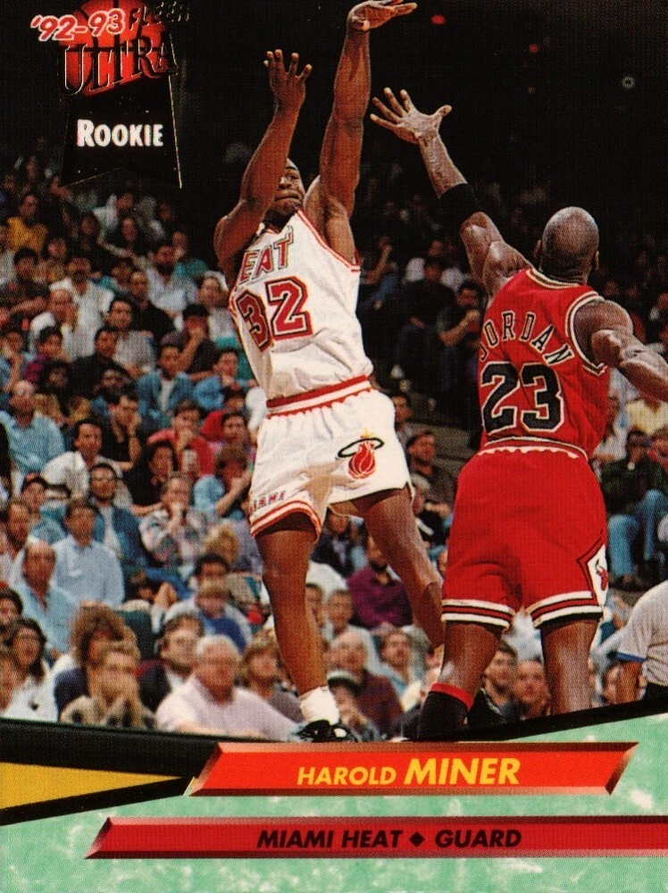 Harold Miner trading card