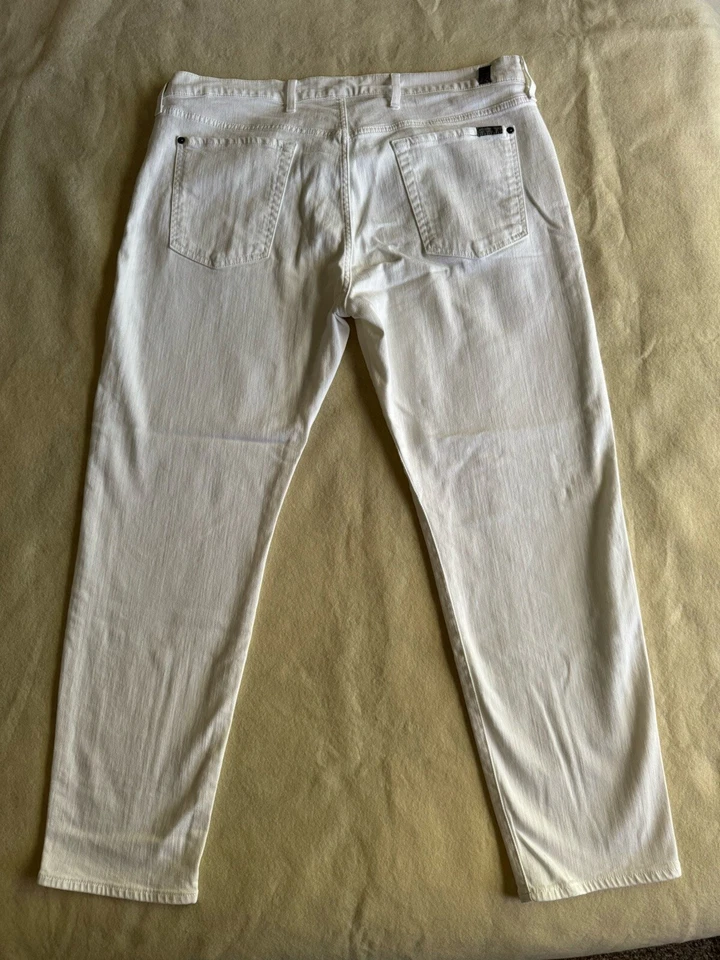 Pantalones 7 For All Mankind para hombre 38 algodón rendimiento de lujo el recto 5 bolsillos Foto 4 de 4