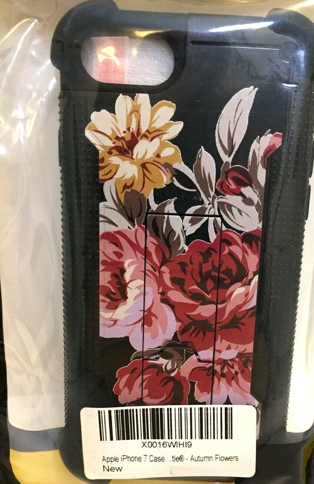 Para Apple iPhone 7 (4.7") Agarre Parachoques Soporte Estuche Cariñoso Flores de Otoño Foto 2 de 4
