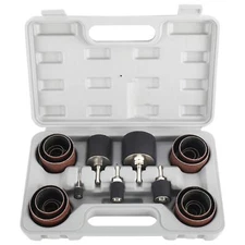 25PC 1/2"-2" Spindle Sanding Drum Kit Sleeves Set for Drill Press Sander Paper